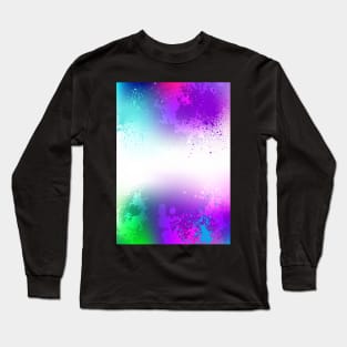 Watercolor Design Long Sleeve T-Shirt